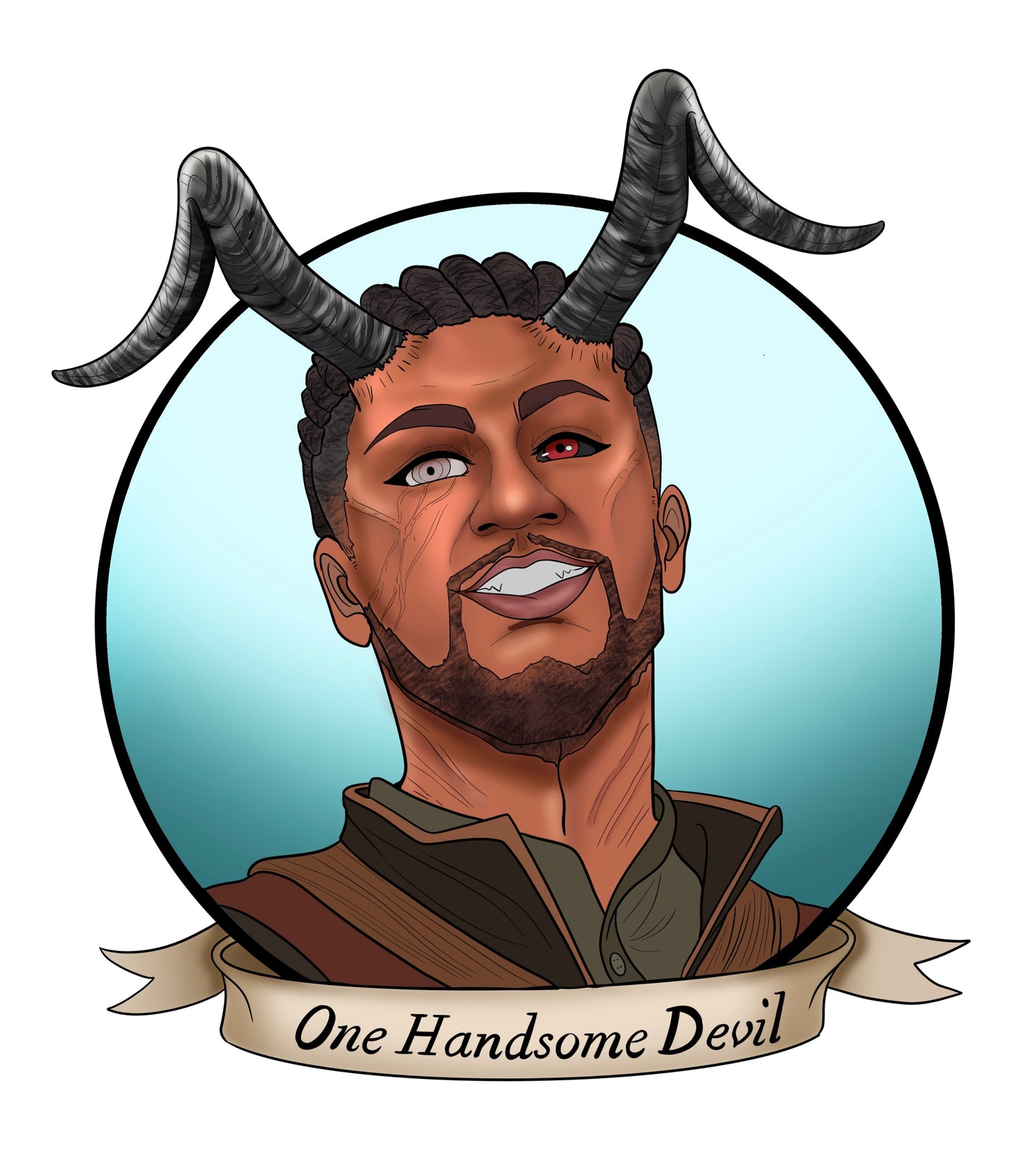 BG3 "One Handsome Devil" Sticker